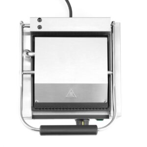Contact grill – single version, HENDI, ribbed top and bottom, 230V/1800W, 310x375x(H)216mm