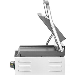 Contact grill – single version, HENDI, ribbed top and smooth bottom, 230V/1800W, 310x375x(H)216mm