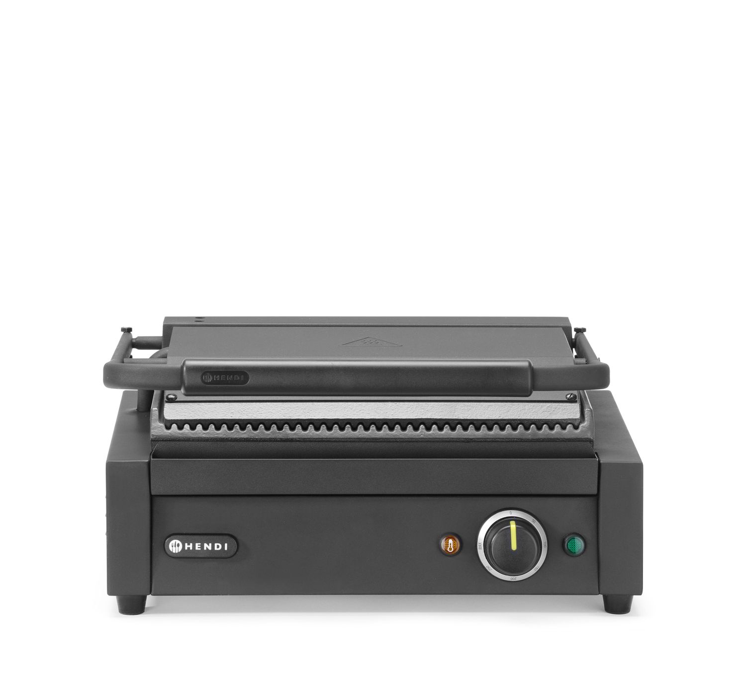 Kontaktgrill Panini, HENDI, Must, 230V/2200W, 430x375x(H)216mm