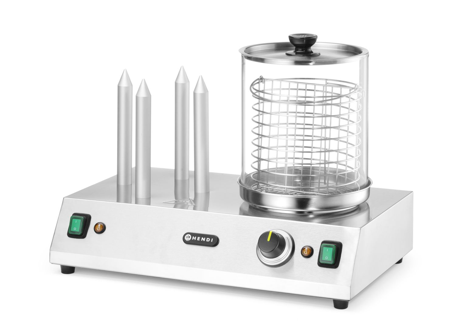 Vorsti ja hot-dogi kuklite soojendaja, HENDI, 230V/550W, 500x310x(H)395mm