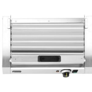 Vorstide rullgrill, 1-tsooniline energiasäästliku kattega, HENDI, 230V/620W, 566x375x(H)259mm