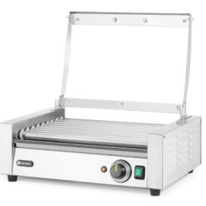 Vorstide rullgrill, 1-tsooniline energiasäästliku kattega, HENDI, 230V/790W, 566x450x(H)259mm