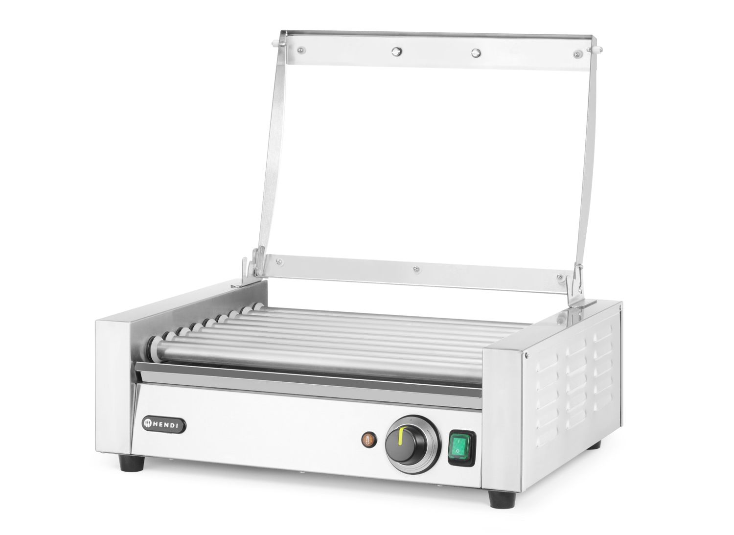 Vorstide rullgrill, 1-tsooniline energiasäästliku kattega, HENDI, 230V/790W, 566x450x(H)259mm - Image 6