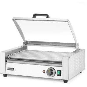 Vorstide rullgrill, 1-tsooniline energiasäästliku kattega, HENDI, 230V/790W, 566x450x(H)259mm