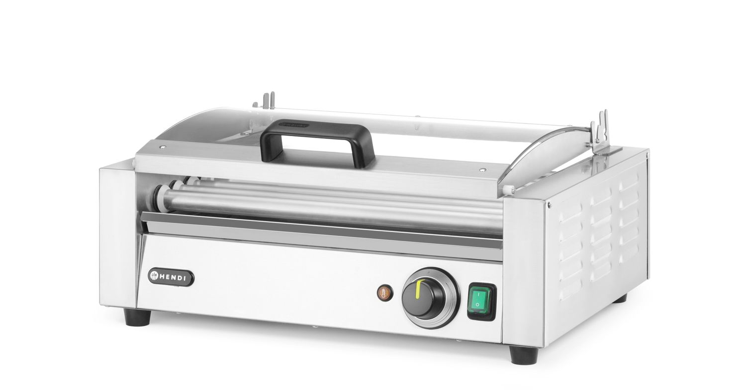 Vorstide rullgrill, 1-tsooniline energiasäästliku kattega, HENDI, 230V/790W, 566x450x(H)259mm - Image 4