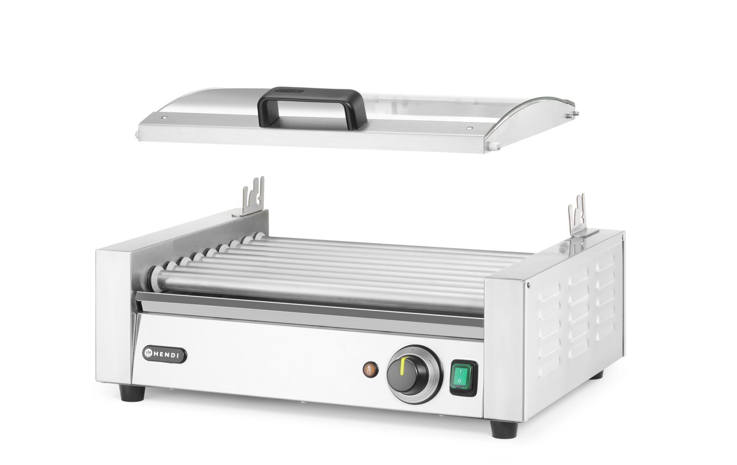 Vorstide rullgrill, 1-tsooniline energiasäästliku kattega, HENDI, 230V/790W, 566x450x(H)259mm - Image 7