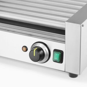 Vorstide rullgrill, 1-tsooniline energiasäästliku kattega, HENDI, 230V/790W, 566x450x(H)259mm