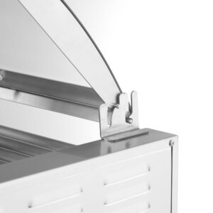 Vorstide rullgrill, 1-tsooniline energiasäästliku kattega, HENDI, 230V/790W, 566x450x(H)259mm
