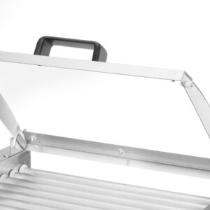 Vorstide rullgrill, 1-tsooniline energiasäästliku kattega, HENDI, 230V/790W, 566x450x(H)259mm