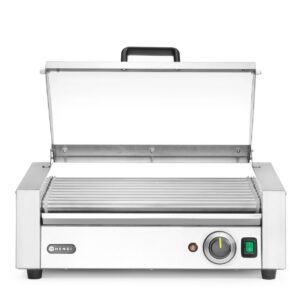 Vorstide rullgrill, 1-tsooniline energiasäästliku kattega, HENDI, 230V/790W, 566x450x(H)259mm