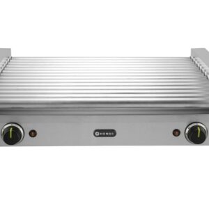 Vorstide rullgrill XL - 2 tsooni, HENDI, Hõbedane, 230V/2000W, 732x590x(H)168mm, Ristkülikukujuline