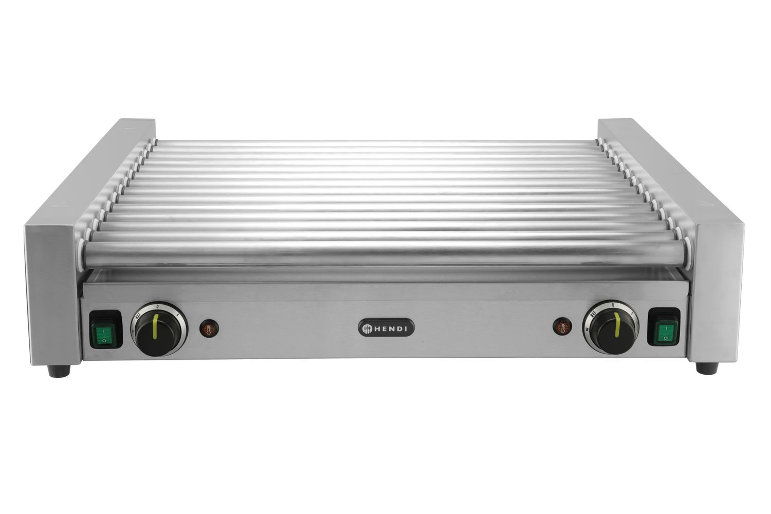 Vorstide rullgrill XL - 2 tsooni, HENDI, Hõbedane, 230V/2000W, 732x590x(H)168mm, Ristkülikukujuline - Image 3