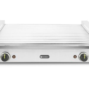 Vorstide rullgrill XL - 2 tsooni, HENDI, Hõbedane, 230V/2000W, 732x590x(H)168mm, Ristkülikukujuline