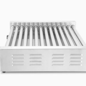 Vorstide rullgrill XL - 2 tsooni, HENDI, Hõbedane, 230V/2000W, 732x590x(H)168mm, Ristkülikukujuline