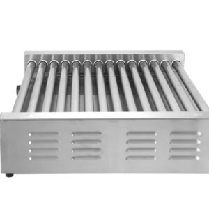 Vorstide rullgrill XL - 2 tsooni, HENDI, Hõbedane, 230V/2000W, 732x590x(H)168mm, Ristkülikukujuline