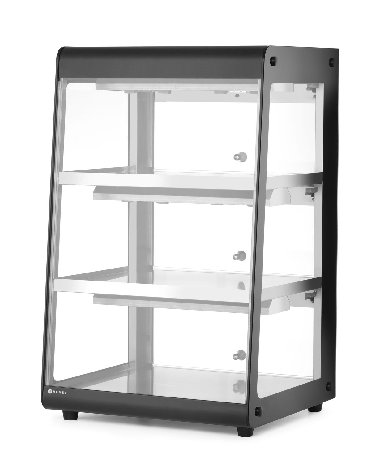 Soojendusega letivitriin, HENDI, Must, 230V/500W, 472x447x(H)775mm
