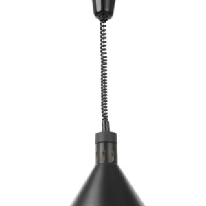 Tõstetav ja langetatav soojalamp, kooniline, HENDI, Must, 230V/250W, ⌀275x(H)250mm