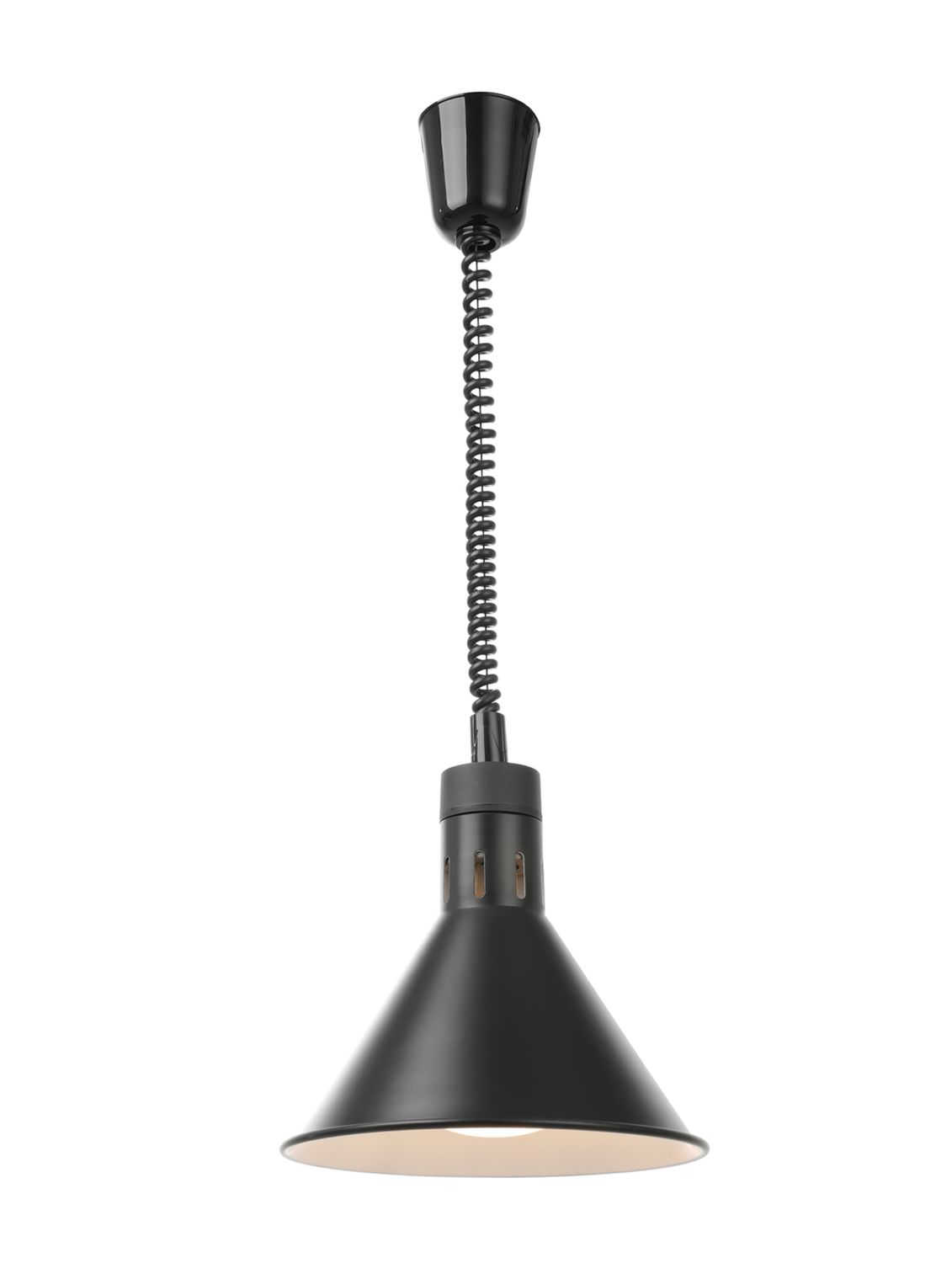 Tõstetav ja langetatav soojalamp, kooniline, HENDI, Must, 230V/250W, ⌀275x(H)250mm