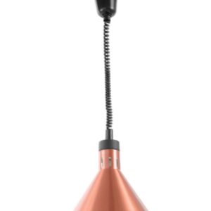 Tõstetav ja langetatav soojalamp, kooniline, HENDI, Vaskne, 230V/250W, ⌀275x(H)250mm