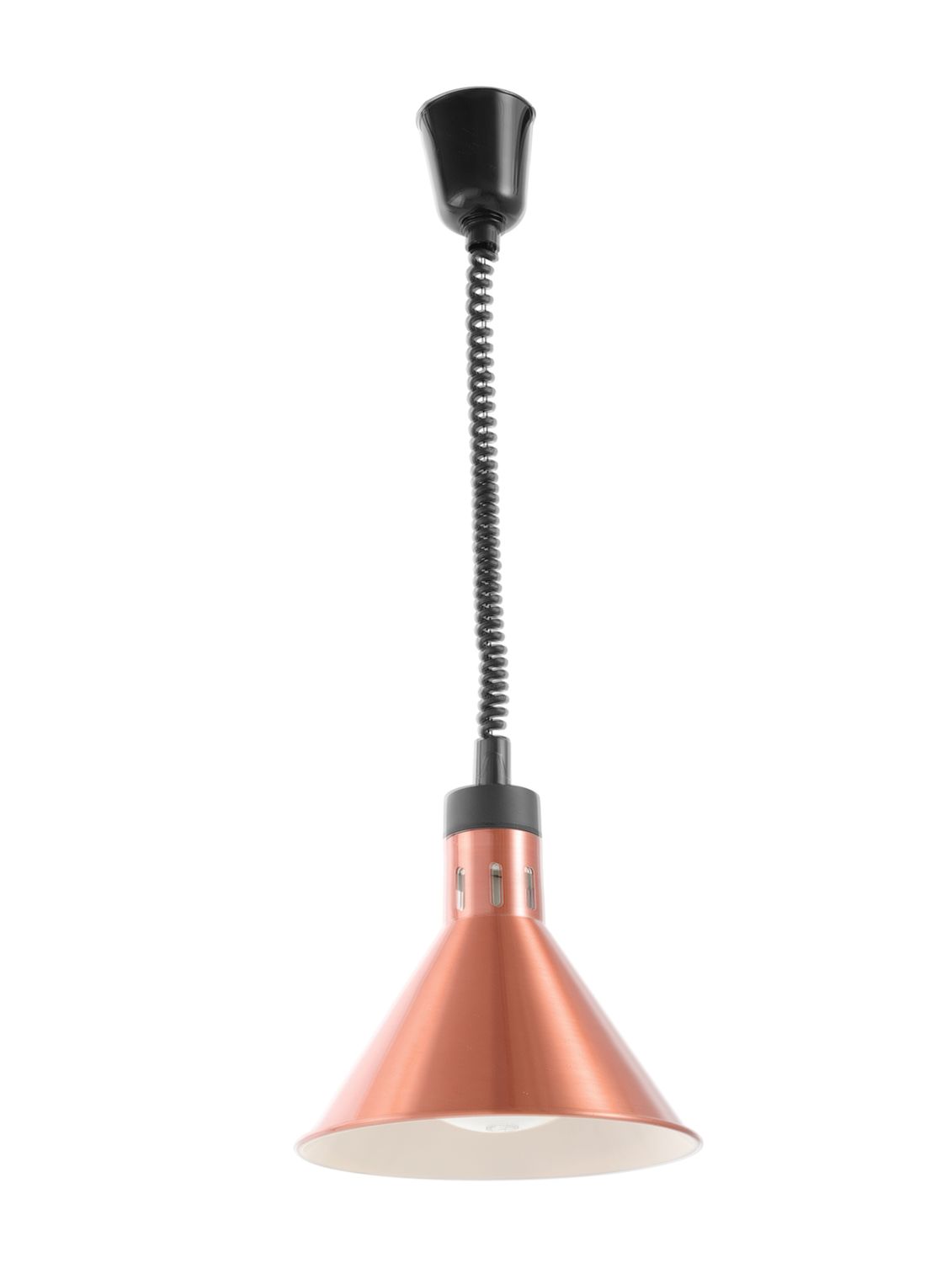 Tõstetav ja langetatav soojalamp, kooniline, HENDI, Vaskne, 230V/250W, ⌀275x(H)250mm