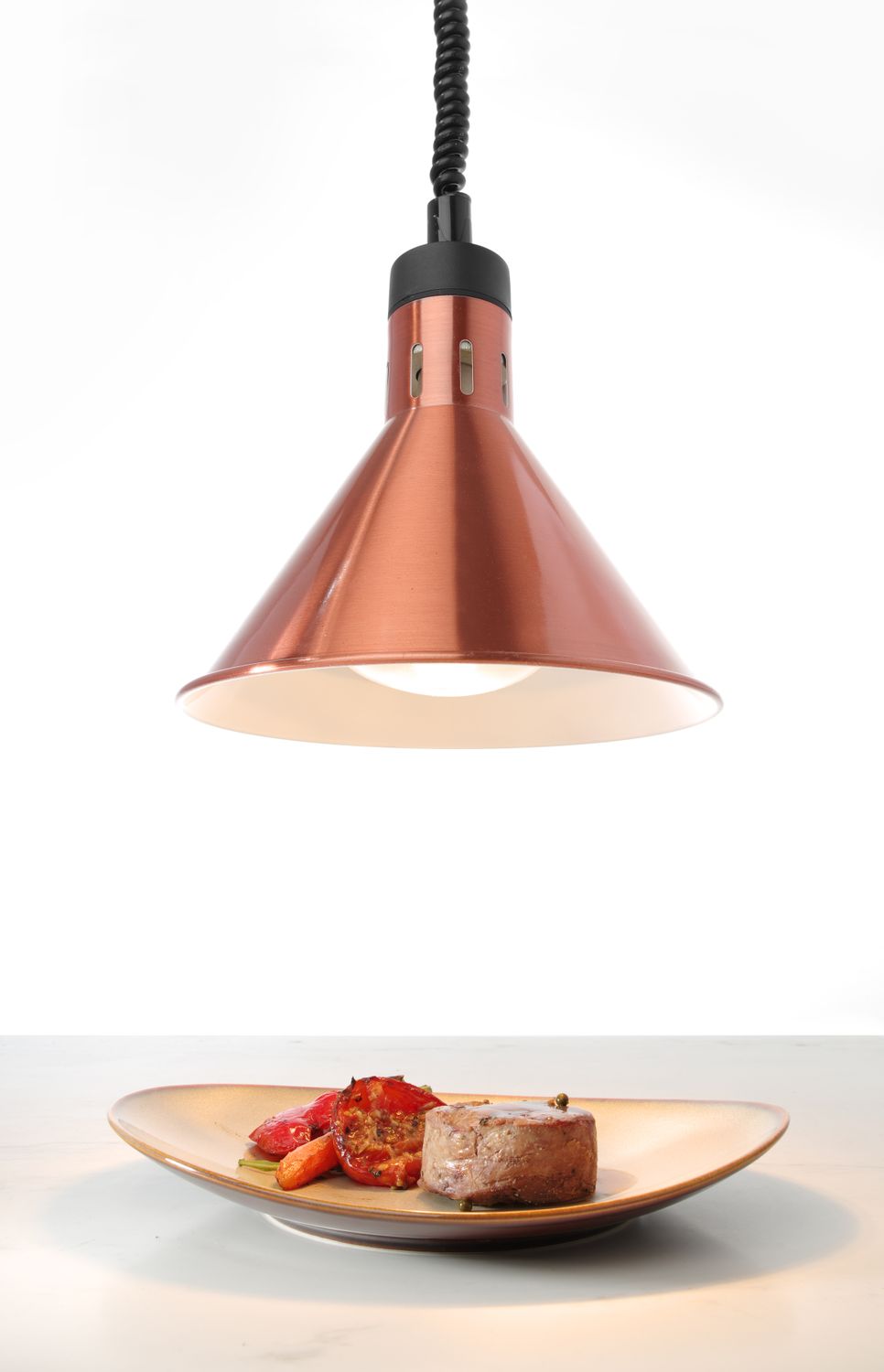 Tõstetav ja langetatav soojalamp, kooniline, HENDI, Vaskne, 230V/250W, ⌀275x(H)250mm - Image 3