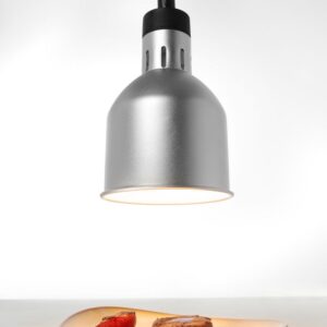Tõstetav ja langetatav soojalamp, silindriline, HENDI, Hõbedane, 230V/250W, ⌀175x(H)250mm