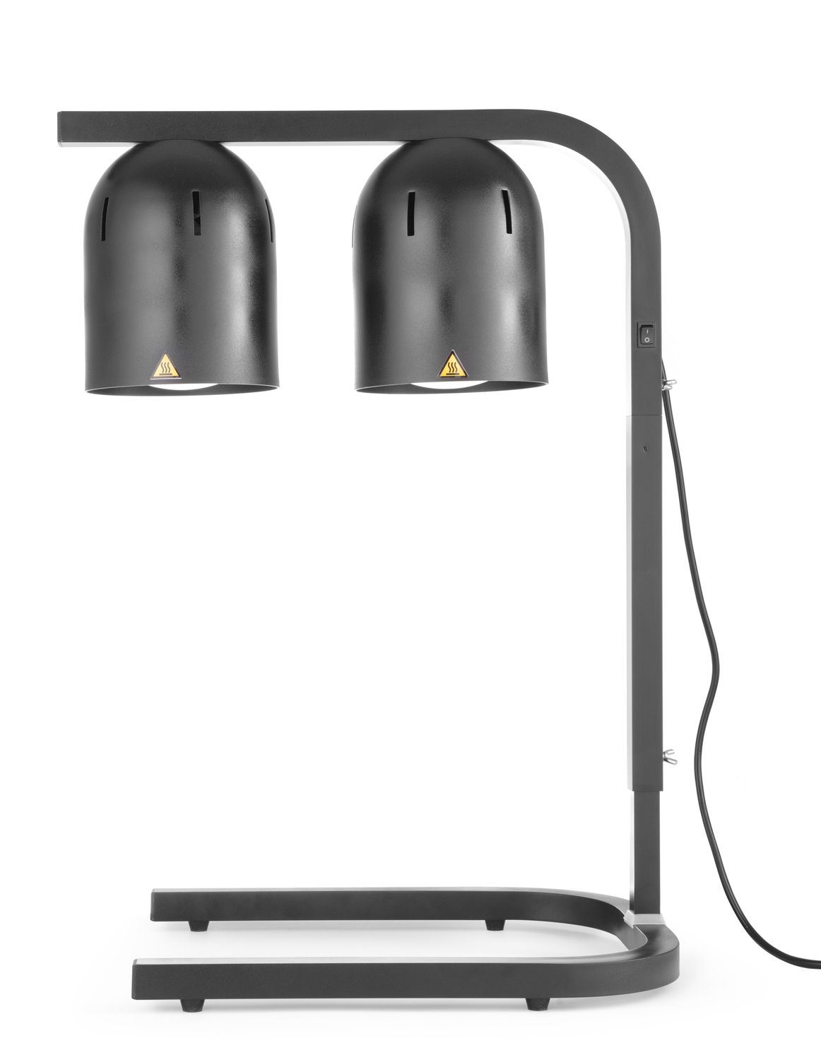Kaheosaline lamp toidu hoidmiseks soojana, HENDI, Must, 230V/500W, 453x360x(H)790mm