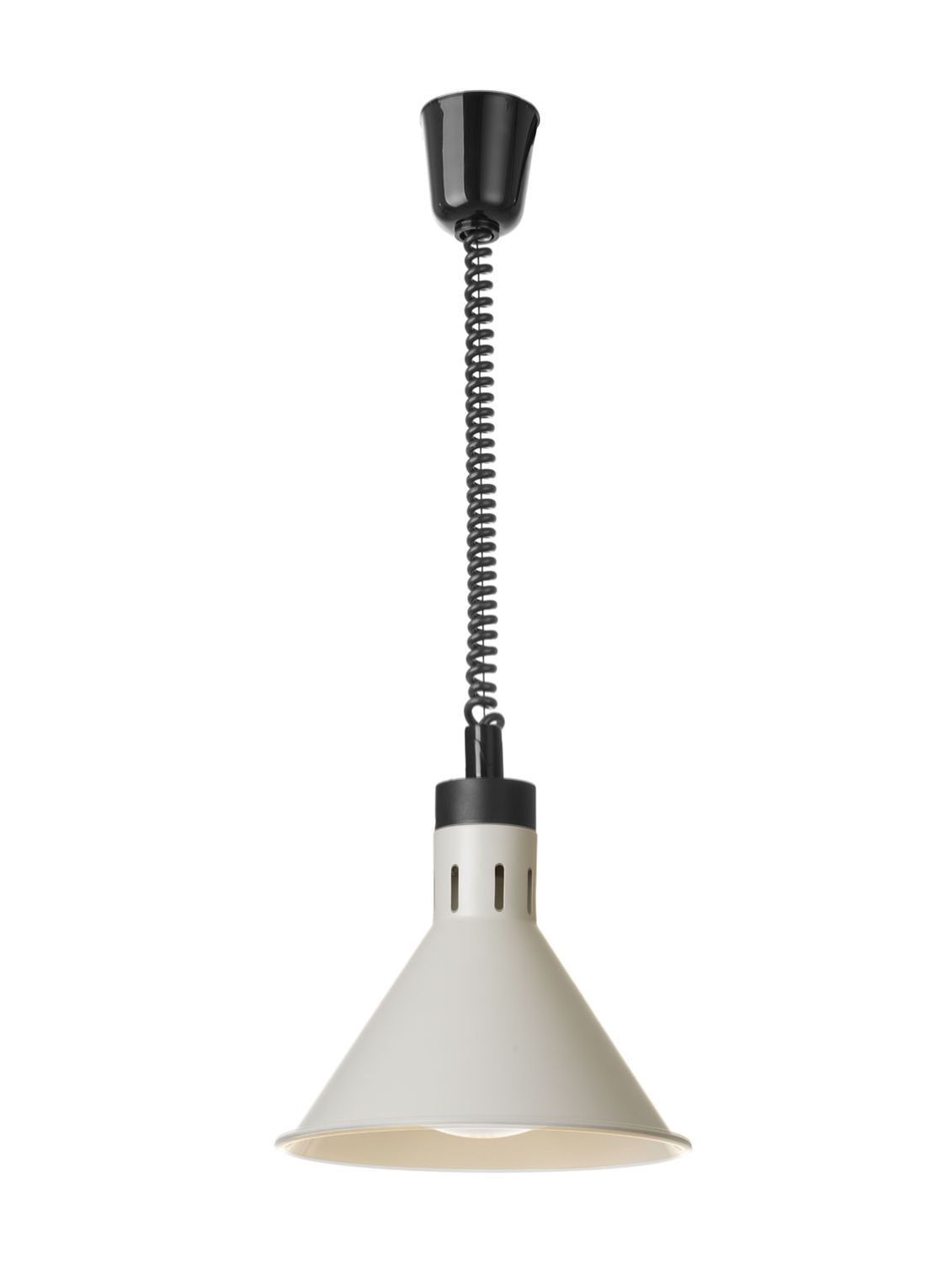 Tõstetav ja langetatav soojalamp, kooniline, HENDI, Valge, 230V/250W, ⌀275x(H)250mm