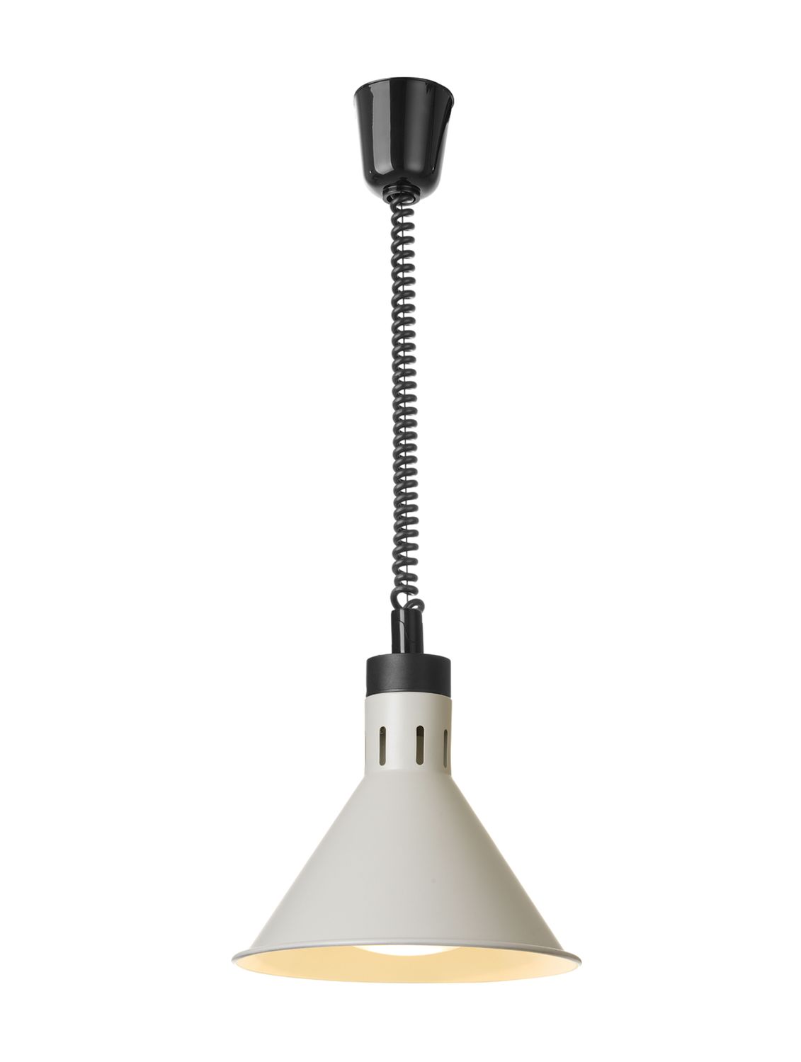 Tõstetav ja langetatav soojalamp, kooniline, HENDI, Valge, 230V/250W, ⌀275x(H)250mm