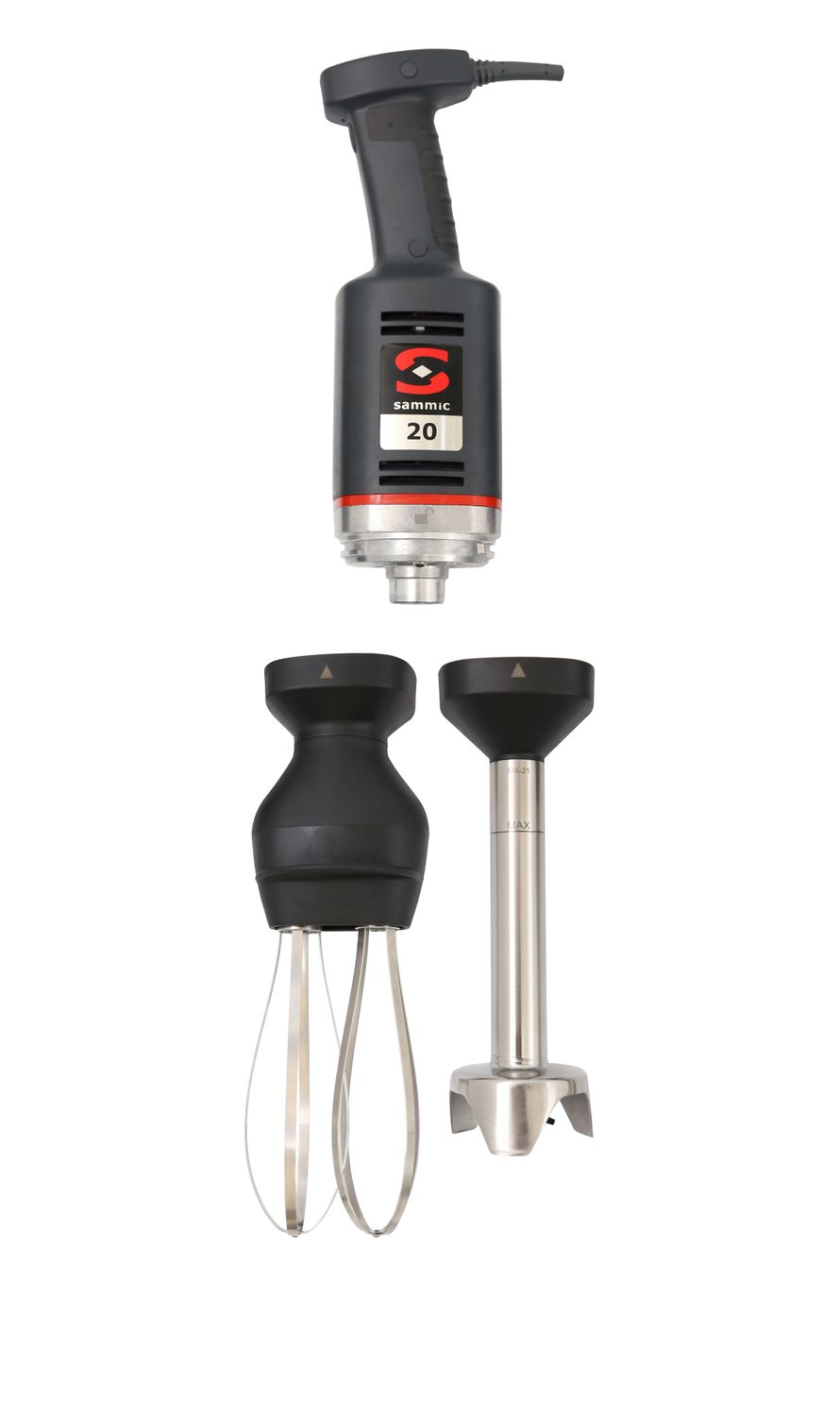 Segamis- ja vahetatava vahustamisvarrega käsimikser MB-21, Sammic, 230V/300W, ⌀82x514mm