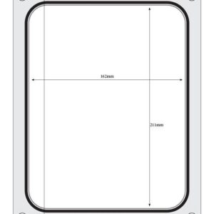 Tray sealer matrix, HENDI, container 227x178 mm
