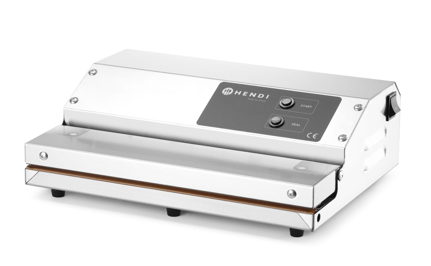 Vaakumpakendamise masin- ilma kambrita, HENDI, Kitchen Line, Tihendiriba 350 mm, 230V/250W, 370x260x(H)130mm