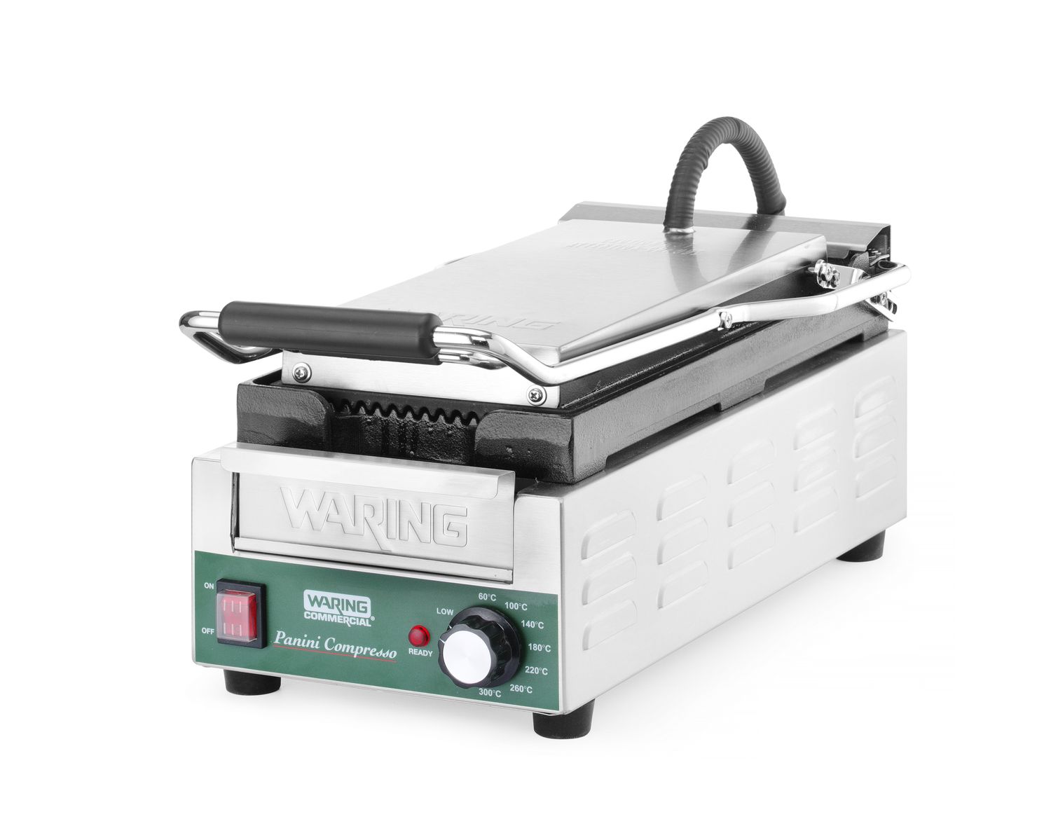 Kontaktgrill Panini Compresso Slimline, Waring, 230V/1800W, 317x596x(H)260mm