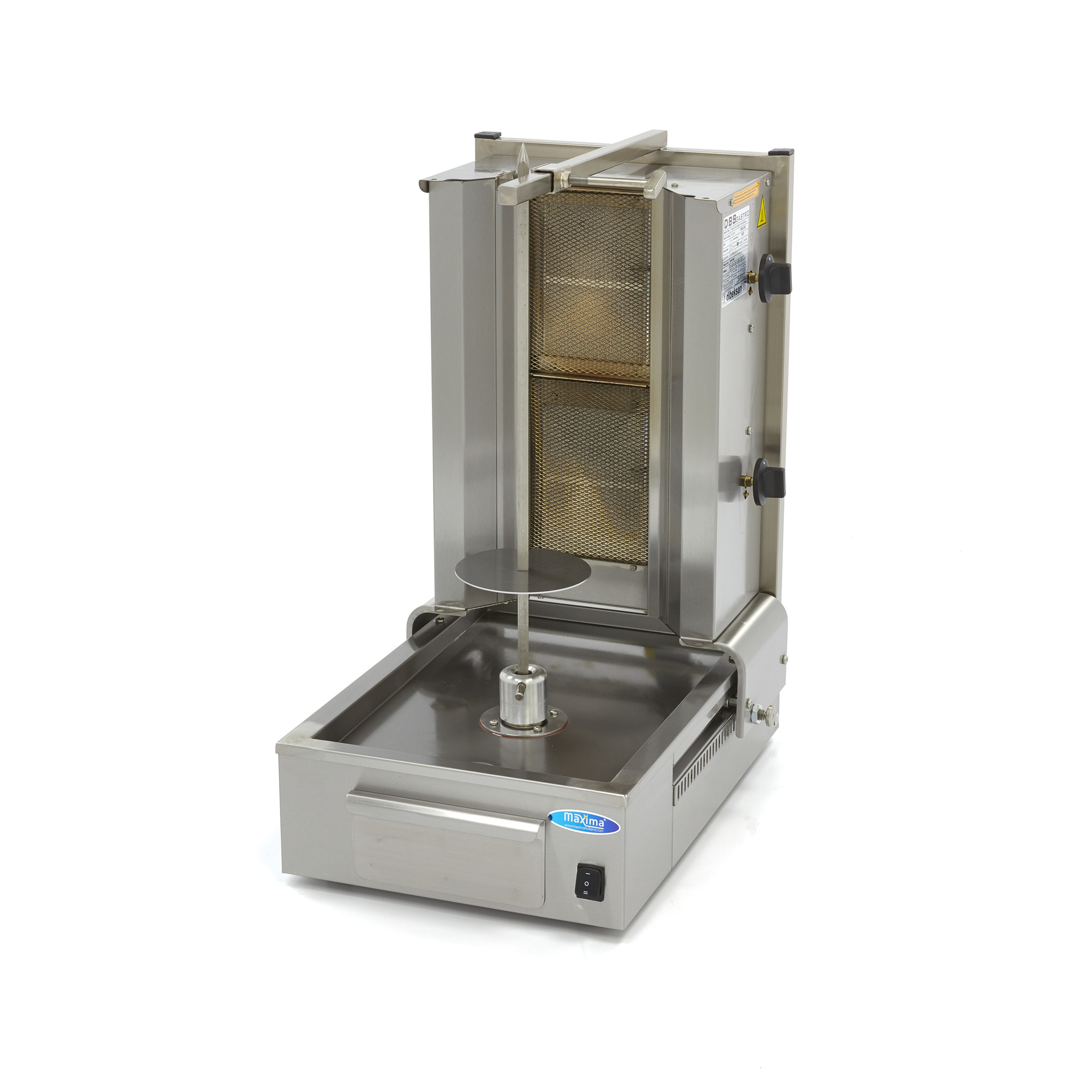 Kebabgrill gaasiga - 2 põletit - 20kg liha