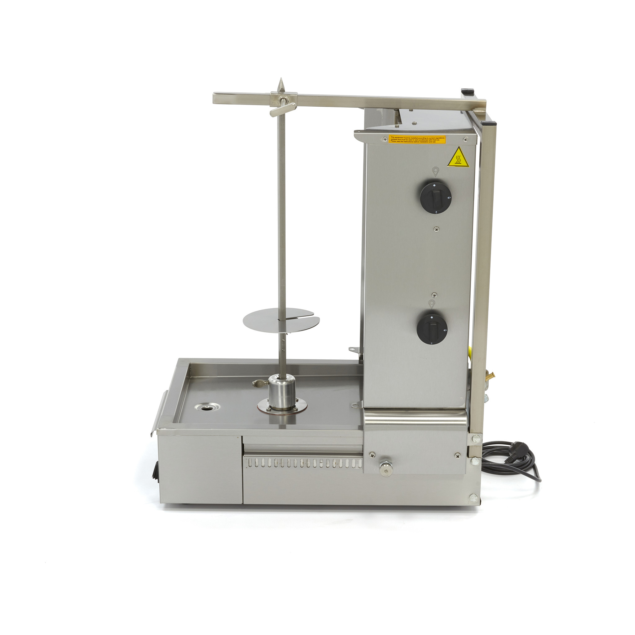 Kebabgrill gaasiga - 2 põletit - 20kg liha - Image 3