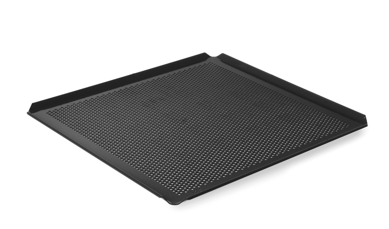Perforeeritud mittenakkuva kattega küpsetusplaat, 4 servaga, HENDI, GN 2/3, 354x325x(H)10mm