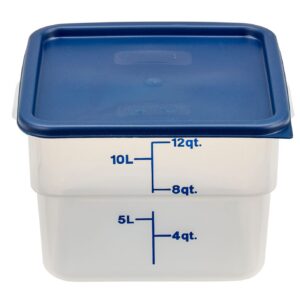 CamSquare transparent polypropylene food storage container., Cambro, Camsquare, 11.4 L, 11,4L, Transparent, 256x310x(H)210mm