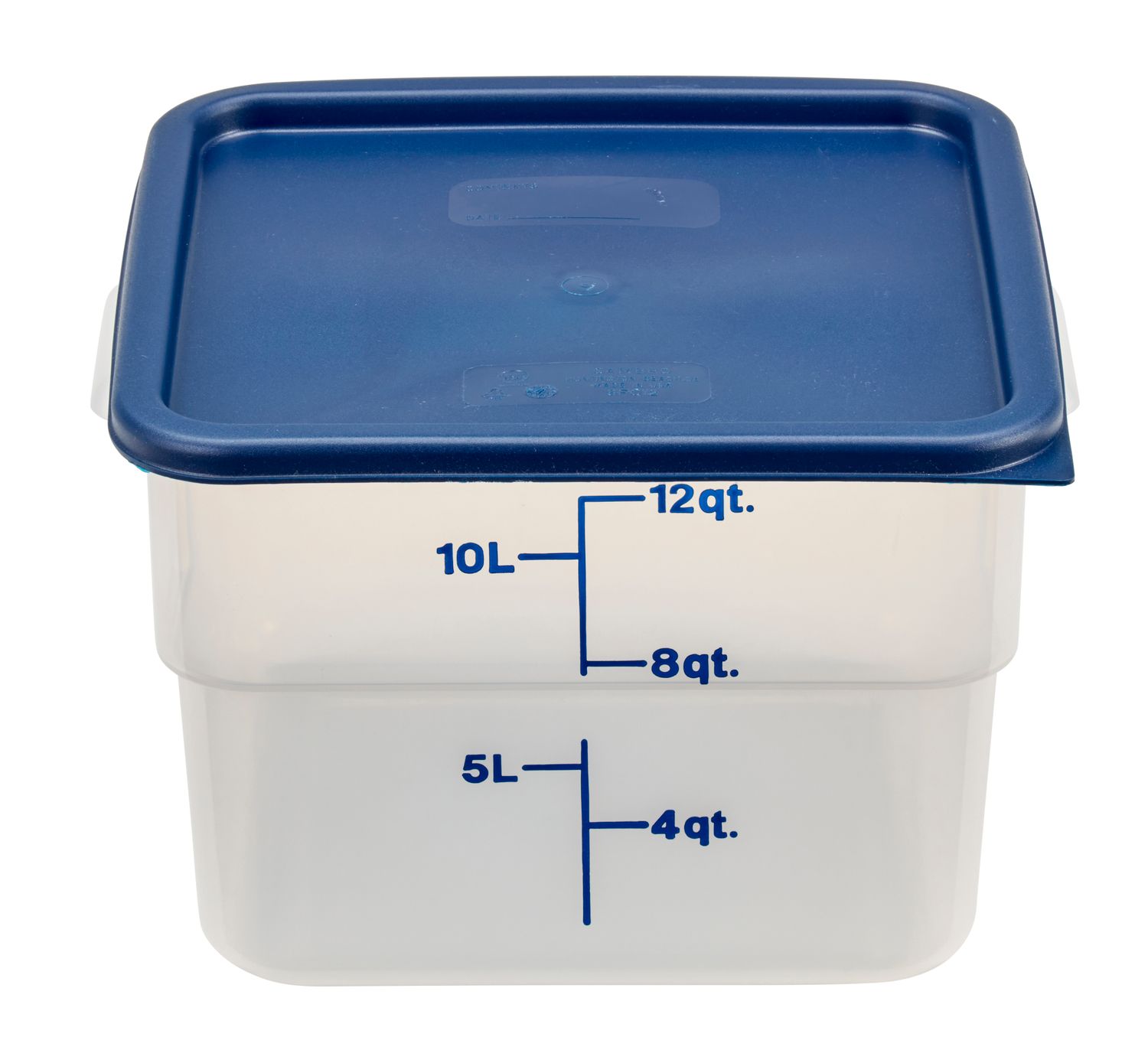 CamSquare läbipaistev polüpropüleenist konteiner söökidele, Cambro, Camsquare, 11,4 l, 11,4L, Läbipaistev, 256x310x(H)210mm