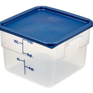 CamSquare transparent polypropylene food storage container., Cambro, Camsquare, 11.4 L, 11,4L, Transparent, 256x310x(H)210mm