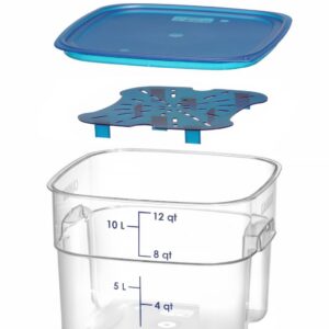 Toidukonteiner CamSquares Fresh Pro , Cambro, 11,4L, 289x289x(H)216mm
