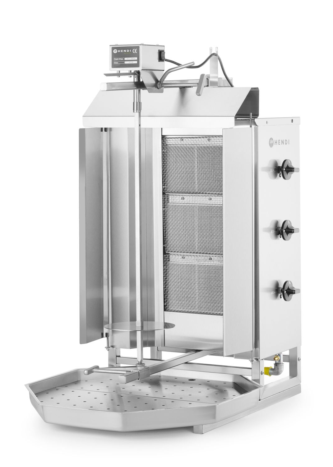 Gaasiga kebabi grill, HENDI, Profi Line, 9,75kW, 470x550x(H)960mm