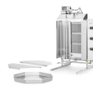Gaasiga kebabi grill, HENDI, Profi Line, 9,75kW, 470x550x(H)960mm