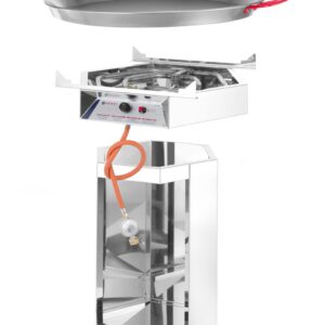 Gaasigrill Fiesta 800, HENDI, 7kW, 800x800x(H)900mm