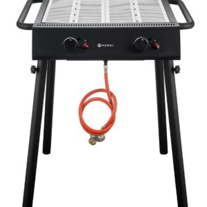 Xantos Black Gaasigrill, HENDI, Must, 9,5kW, 770x710x(H)870mm