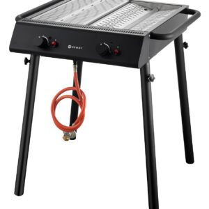 Xantos Black Gaasigrill, HENDI, Must, 9,5kW, 770x710x(H)870mm
