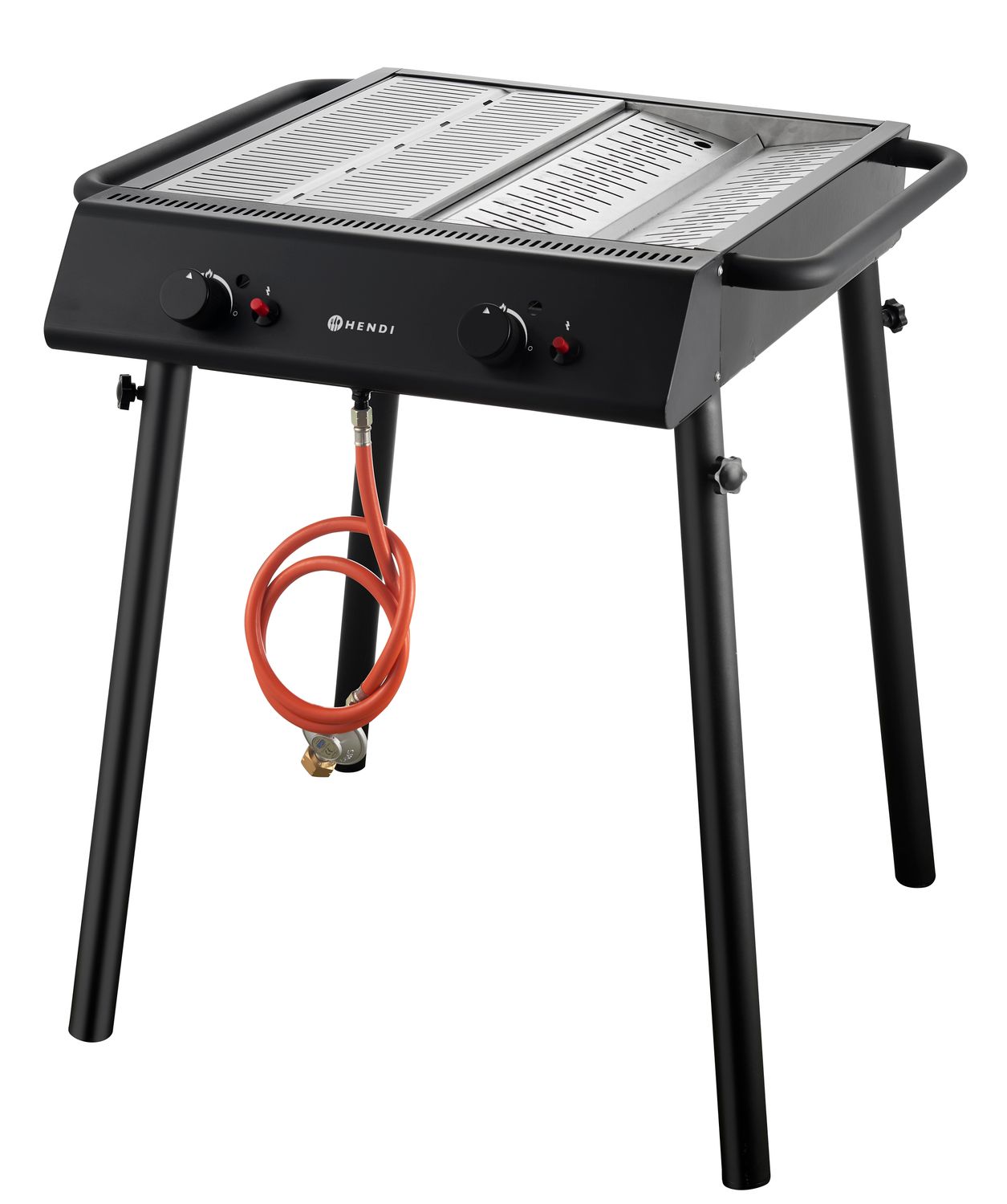 Xantos Black Gaasigrill, HENDI, Must, 9,5kW, 770x710x(H)870mm