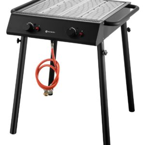 Xantos Black Gaasigrill, HENDI, Must, 9,5kW, 770x710x(H)870mm