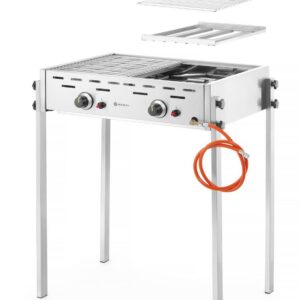 Roast-Master Pro gaasigrill, HENDI, 11,6kW, 790x560x(H)900mm