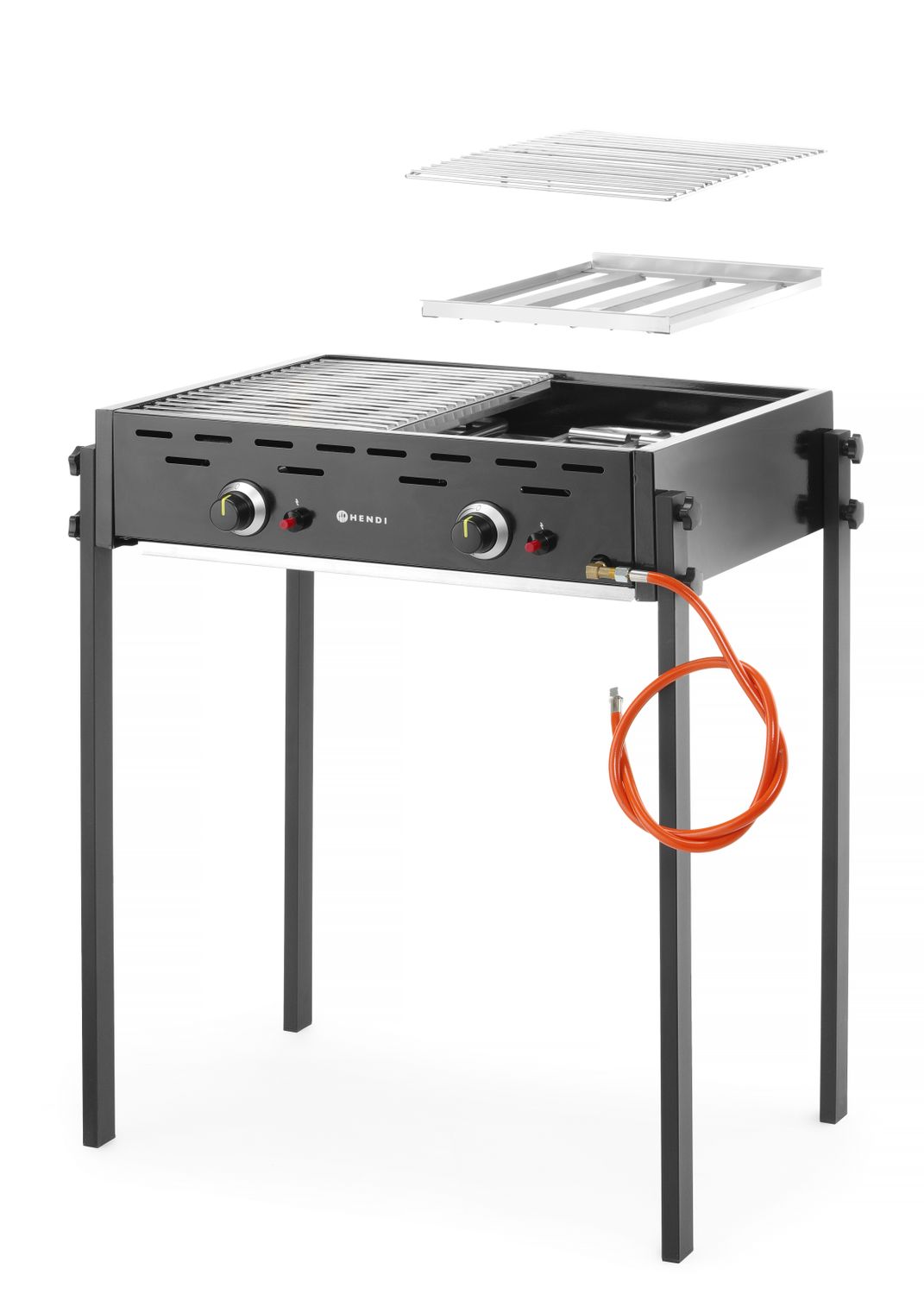 Roast-Master Pro must, HENDI, Must, 11,6kW, 790x560x(H)900mm - Image 6
