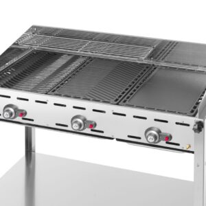 Green fire 3 põletiga, HENDI, Profi Line, 17,4kW, 1078x612x(H)825mm